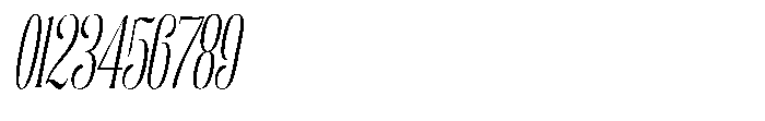 Enigera Light Extra Condensed Italic Font OTHER CHARS