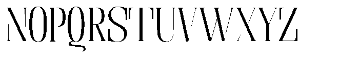 Enigera Light Extra Expanded Font UPPERCASE