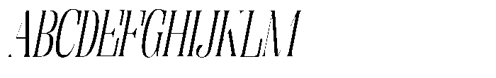 Enigera Light Italic Font UPPERCASE