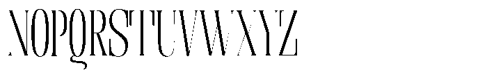 Enigera Light Semi Condensed Font UPPERCASE