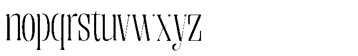 Enigera Light Font LOWERCASE