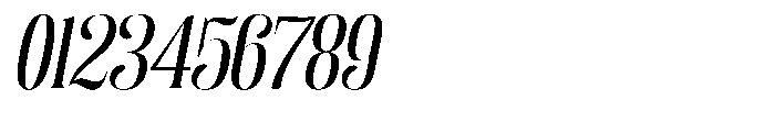 Enigera Medium Expanded Italic Font OTHER CHARS