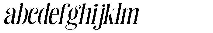 Enigera Medium Expanded Italic FONT