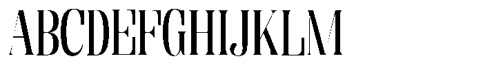 Enigera Medium Expanded Font UPPERCASE