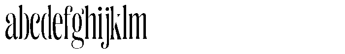 Enigera Medium Extra Condensed FONT