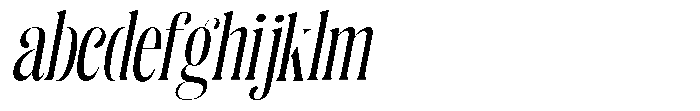 Enigera Medium Semi Condensed Italic FONT