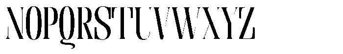 Enigera Medium Semi Expanded Font UPPERCASE