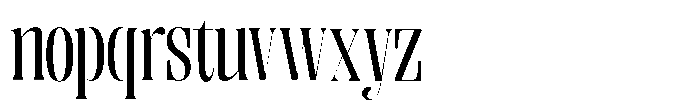 Enigera Medium Font LOWERCASE
