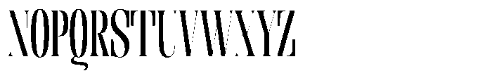 Enigera Semi Bold Condensed Font UPPERCASE