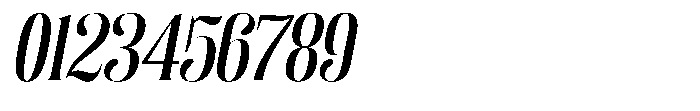 Enigera Semi Bold Expanded Italic Font OTHER CHARS