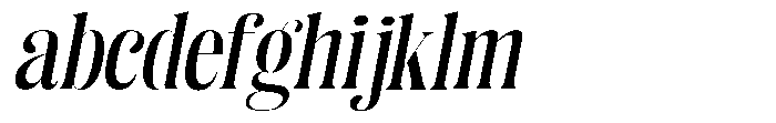 Enigera Semi Bold Expanded Italic FONT