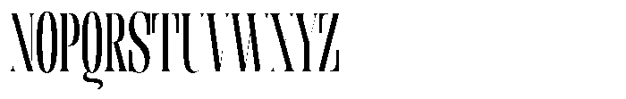 Enigera Semi Bold Extra Condensed Font UPPERCASE