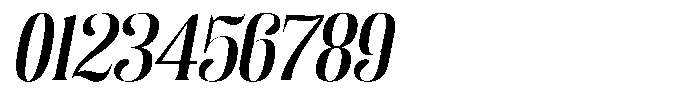 Enigera Semi Bold Extra Expanded Italic Font OTHER CHARS