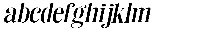 Enigera Semi Bold Extra Expanded Italic FONT