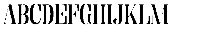 Enigera Semi Bold Extra Expanded Font UPPERCASE