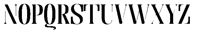 Enigera Semi Bold Extra Expanded Font UPPERCASE