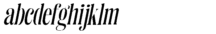 Enigera Semi Bold Semi Condensed Italic FONT