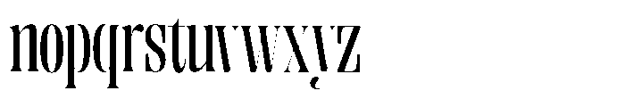 Enigera Semi Bold Semi Condensed Font LOWERCASE