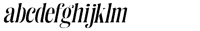 Enigera Semi Bold Semi Expanded Italic FONT