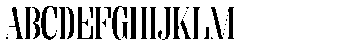 Enigera Semi Bold Semi Expanded Font UPPERCASE