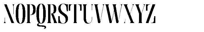 Enigera Semi Bold Semi Expanded Font UPPERCASE