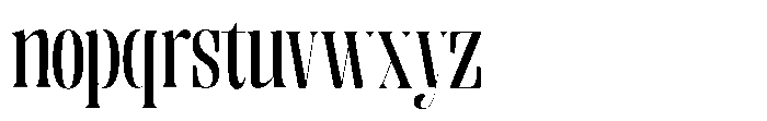 Enigera Semi Bold Font LOWERCASE