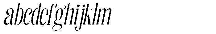 Enigera Semi Condensed Italic FONT