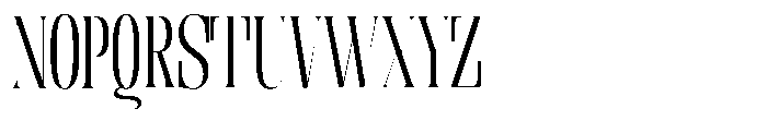 Enigera Semi Condensed Font UPPERCASE