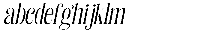 Enigera Semi Expanded Italic FONT