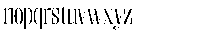 Enigera Semi Expanded Font LOWERCASE