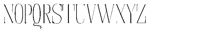 Enigera Thin Expanded Font UPPERCASE