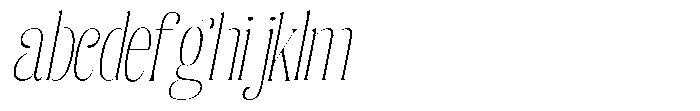 Enigera Thin Italic FONT