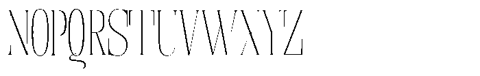 Enigera Thin Font UPPERCASE