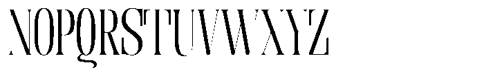 Enigera Variable Black Extra Condensed Font UPPERCASE