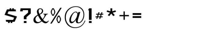 Enigma MF Light Font OTHER CHARS