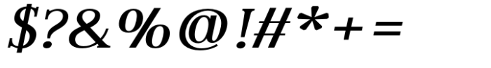 Enigmatica Bold Expanded Italic Font OTHER CHARS