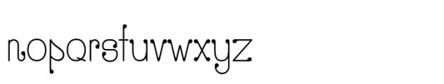 Enjoika Regular Font LOWERCASE