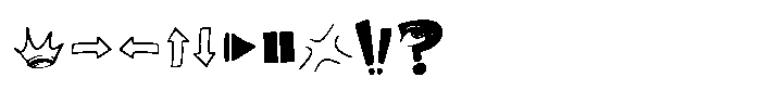 Enjoy Story Icon Font OTHER CHARS