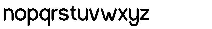Enludo Regular Font LOWERCASE