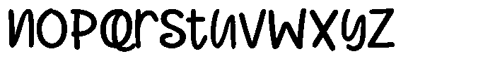 Enludo Script Font LOWERCASE