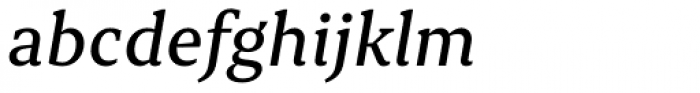 Ennore Medium Italic Font LOWERCASE