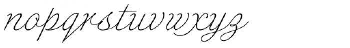 Enocenta Thin Font LOWERCASE