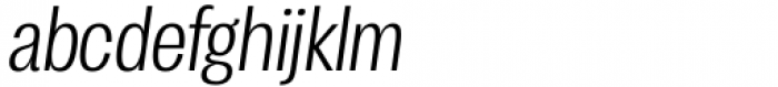 Enotria Condensed Italic Font LOWERCASE