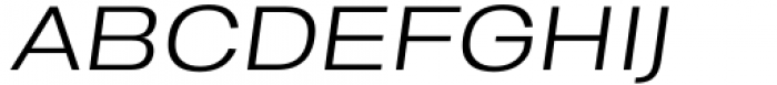 Enotria Expanded Italic Font UPPERCASE