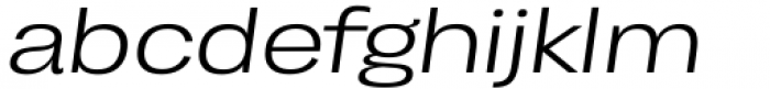 Enotria Expanded Italic Font LOWERCASE