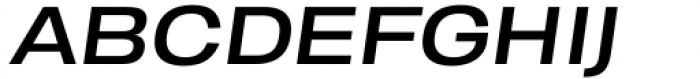Enotria Expanded Semibold Italic Font UPPERCASE