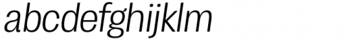 Enotria Narrow Italic Font LOWERCASE