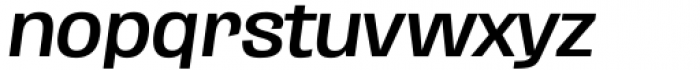 Enotria Semibold Italic Font LOWERCASE