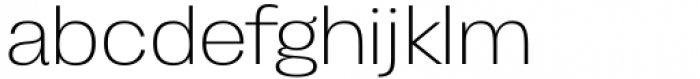 Enotria Wide Light Font LOWERCASE