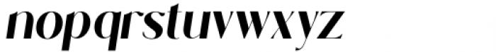 Enoway Oblique Font LOWERCASE